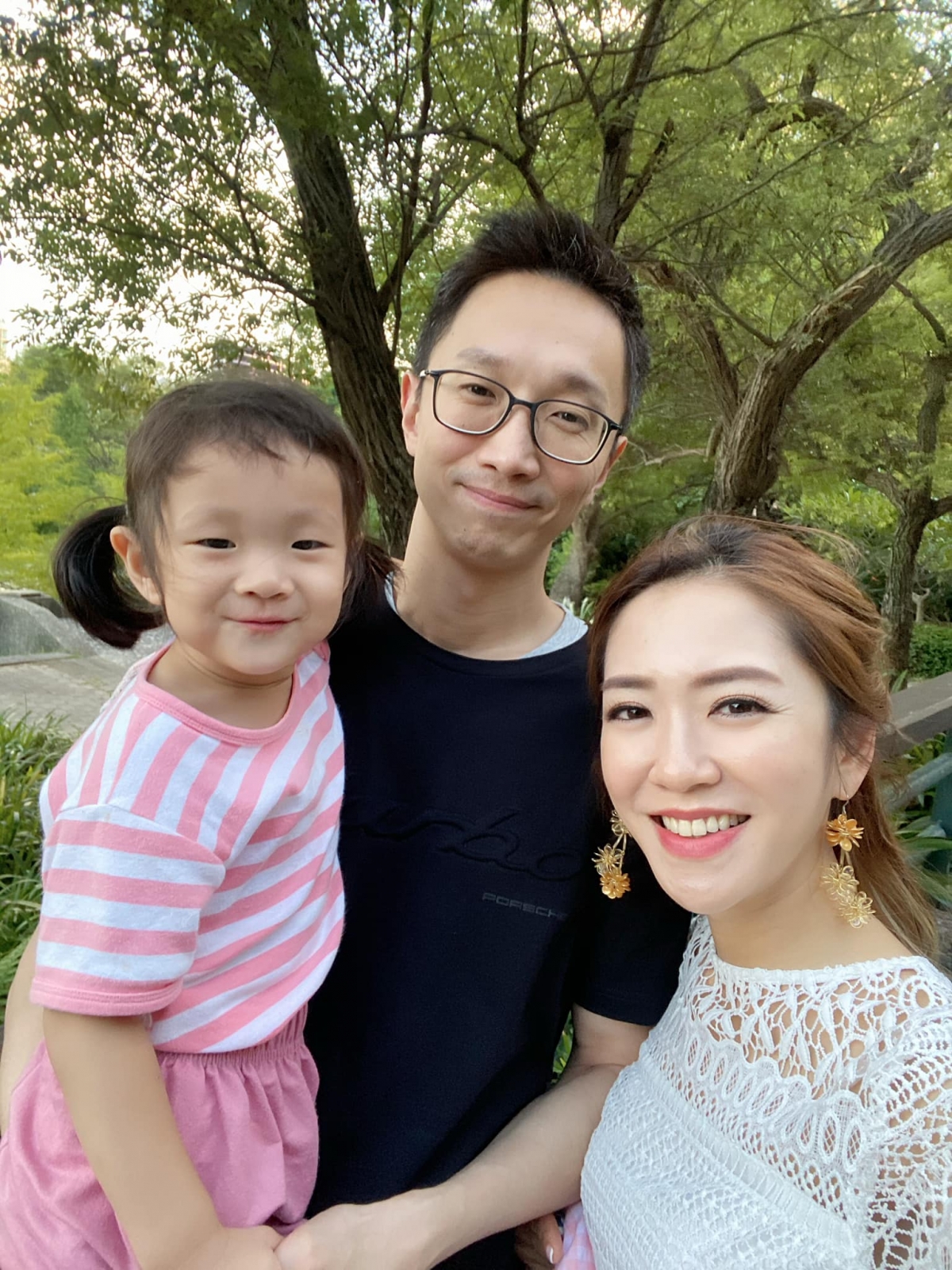 楊千霈時常分享幸福家庭照