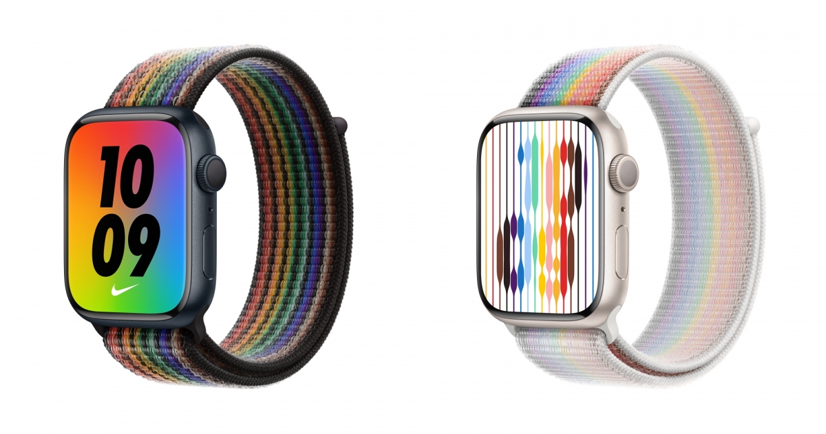 Apple Watch彩虹版運動型錶環和彩虹版 Nike 運動型錶環售價 NT$1,600