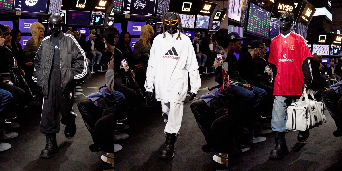 與 Gucci 同為開雲集團旗下的 Balenciaga 也同樣與 adidas originals 進行聯名。