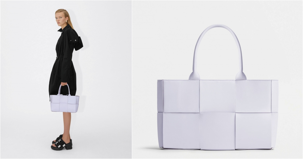 BOTTEGA VENETA ARCO TOTE 愉悅紫色手提包,NT$89,800