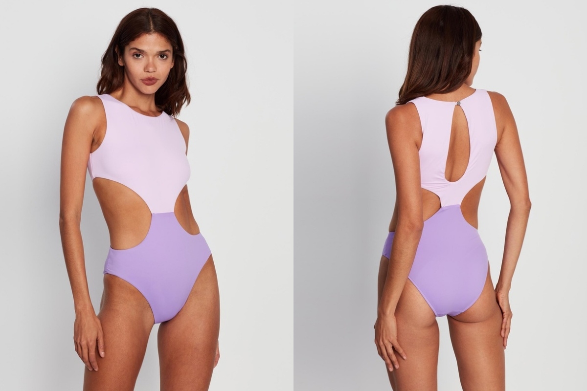 BONDI BORN Celine cut-out swimsuit