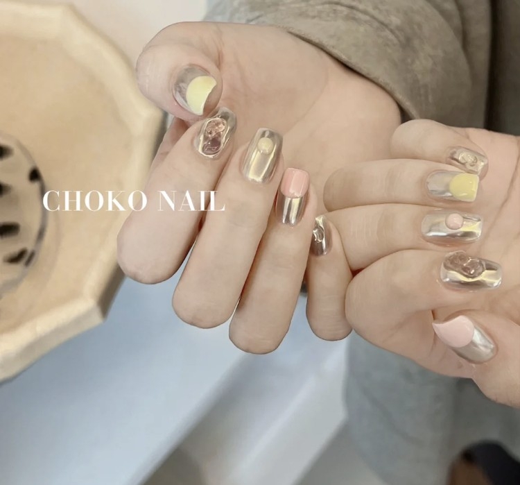 淺銀魔鏡粉X馬卡龍色