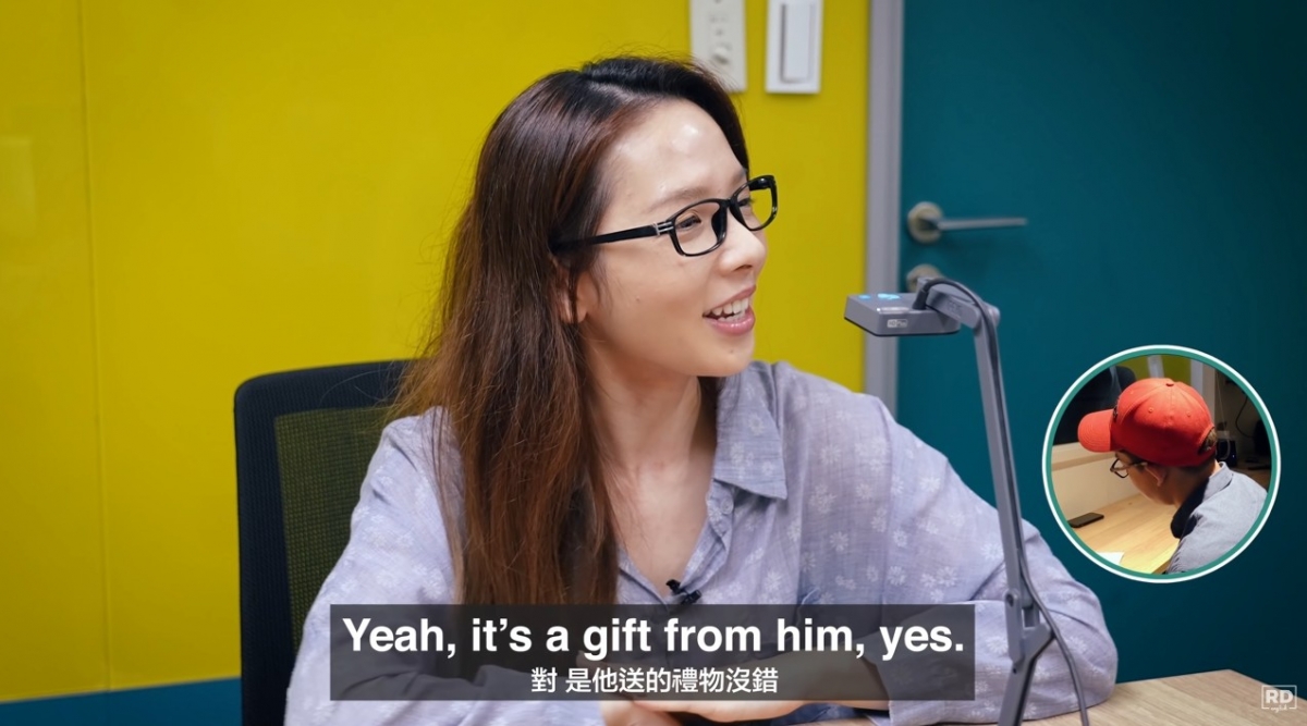 曾在過去影片中透露男友資訊