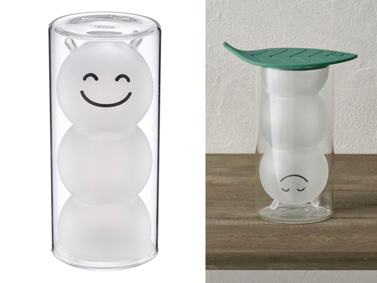 毛毛蟲造型雙層玻璃杯 / 280ml，NT$650