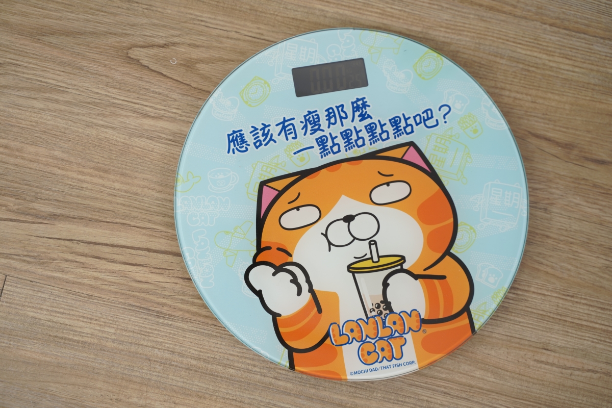 白爛貓體重計