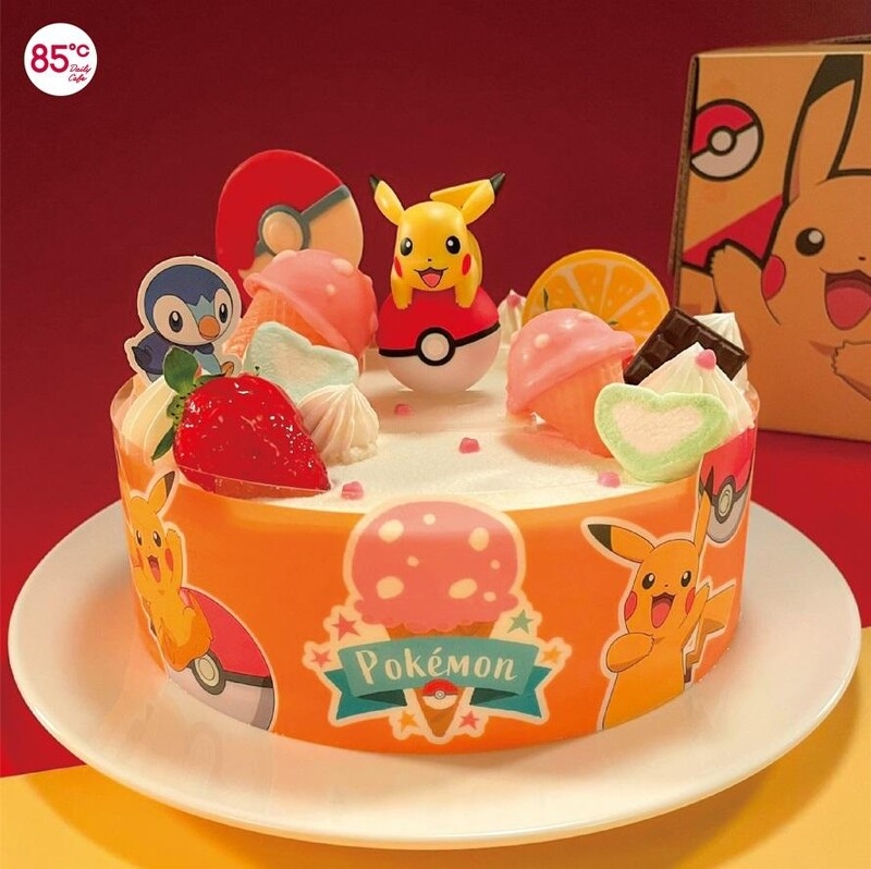 85℃皮卡丘的夏日派對蛋糕,價格:NT$650元