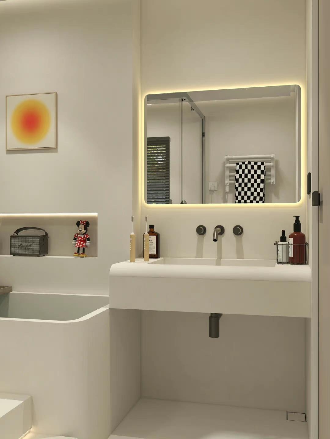 鏡子超舒適又不會過小