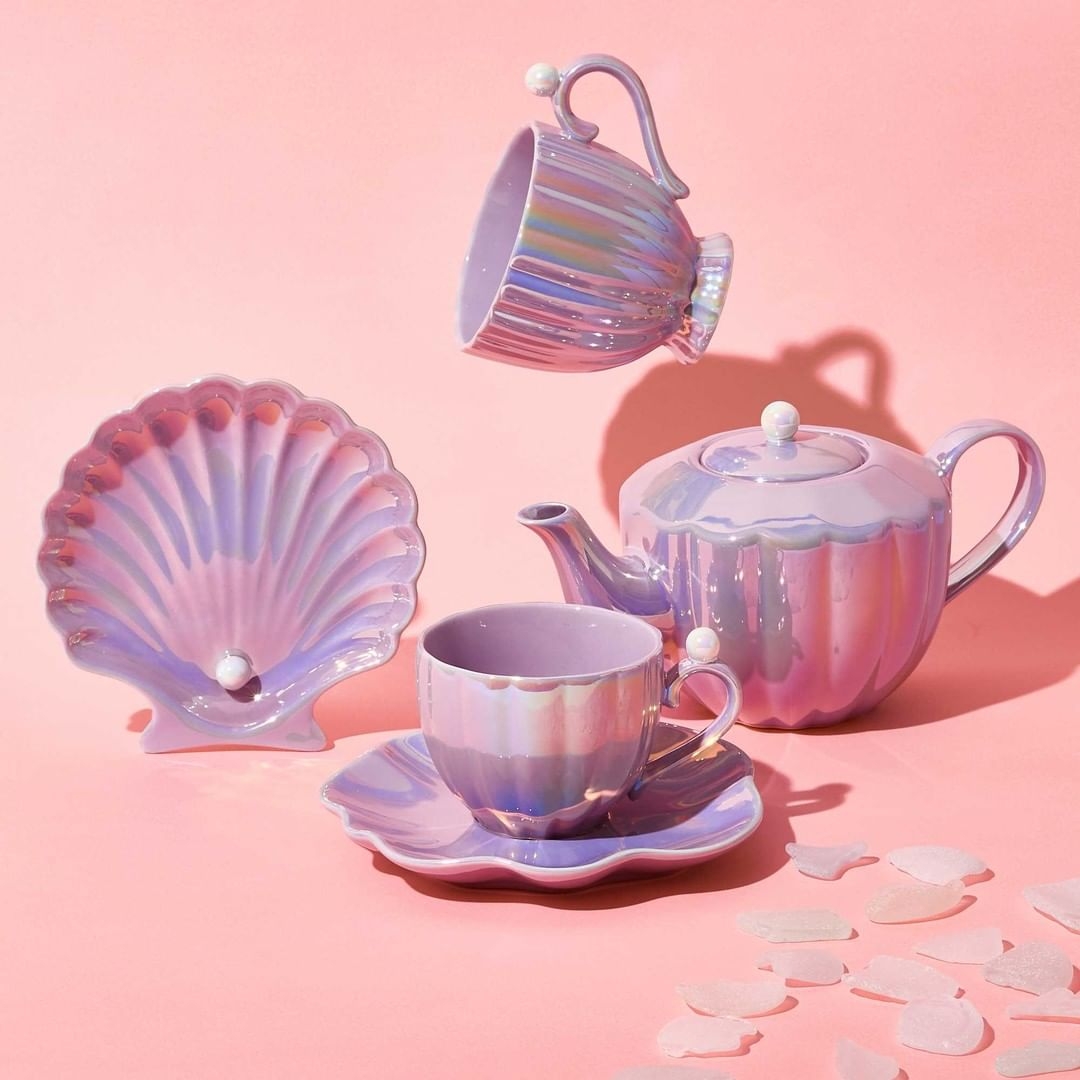 貝殼茶壺