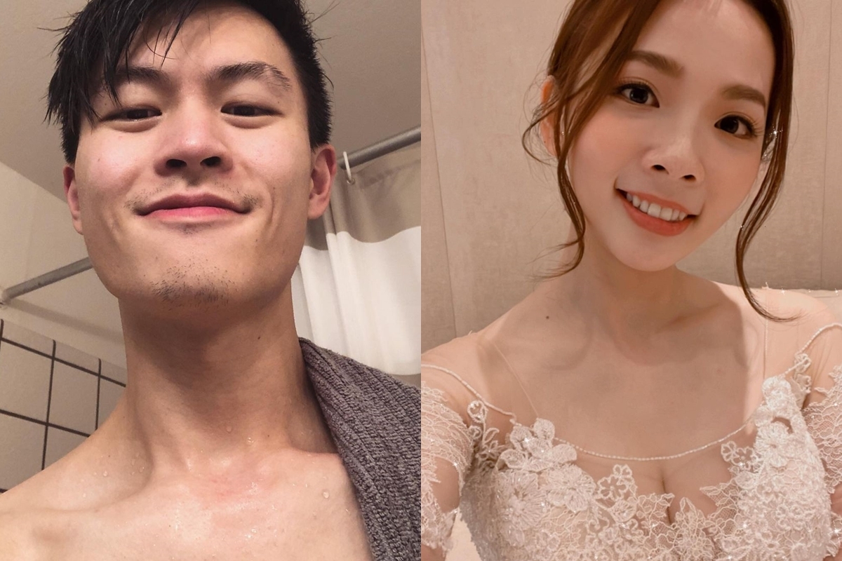 滴妹與男友低調相戀