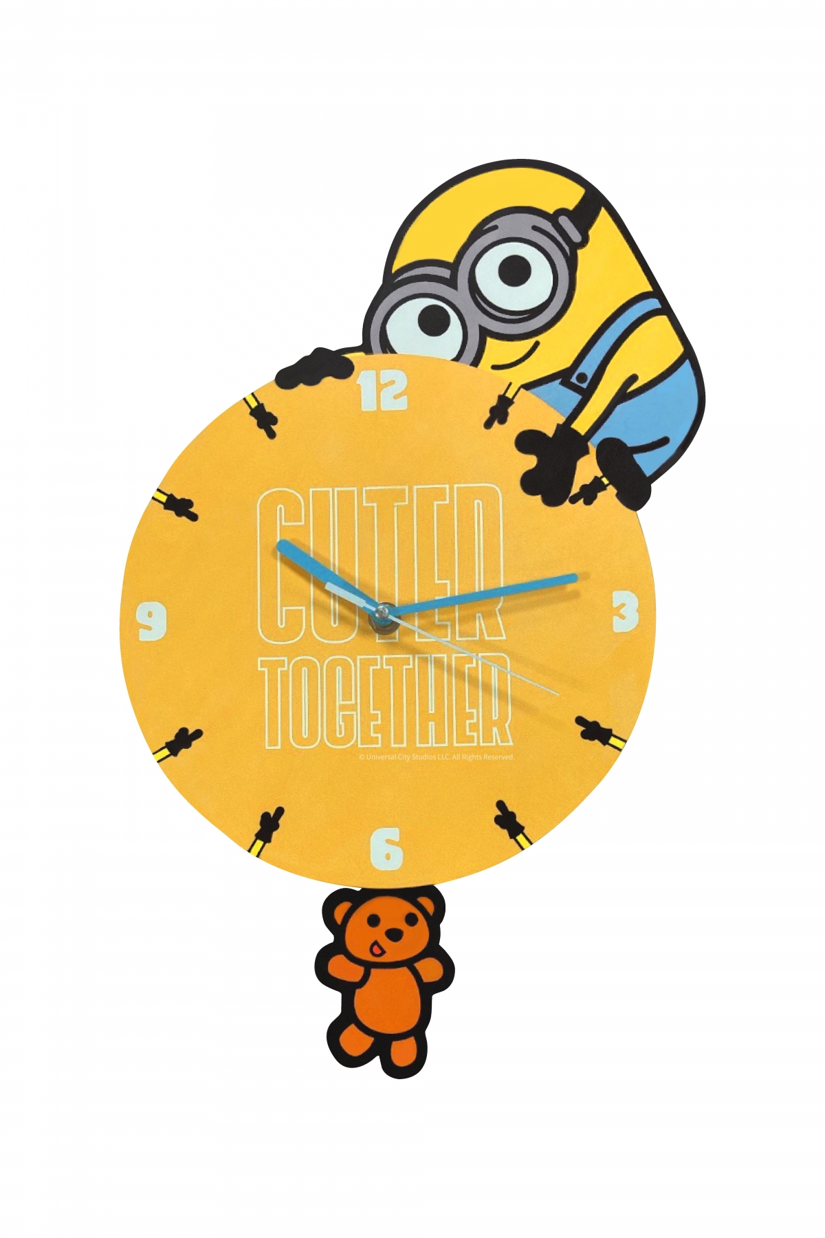 全家 小小兵搖擺掛鐘