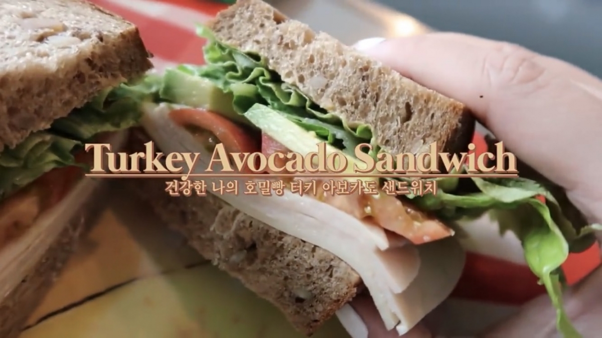 火雞肉酪梨黑麥三明治