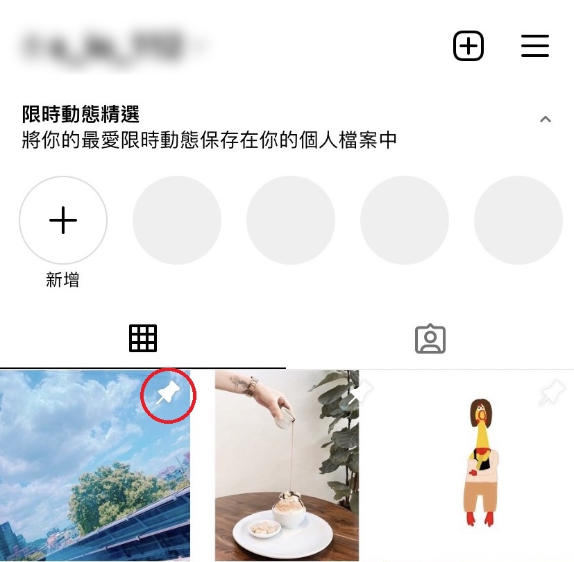 Instagram貼文置頂教學