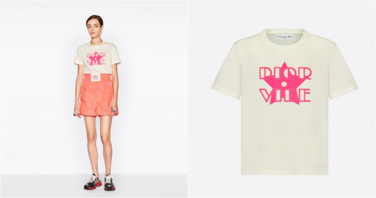 DIOR VIBE T 恤，NT$35,000 
