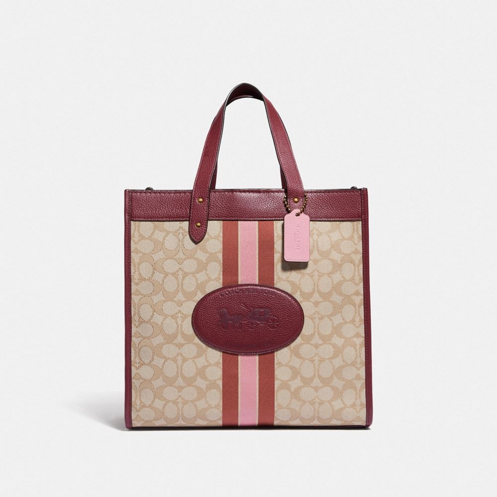 COACH FIELD經典SIGNATURE緹花面料托特手袋 特價6,888元 原價14800元（47折，新光三越獨家）