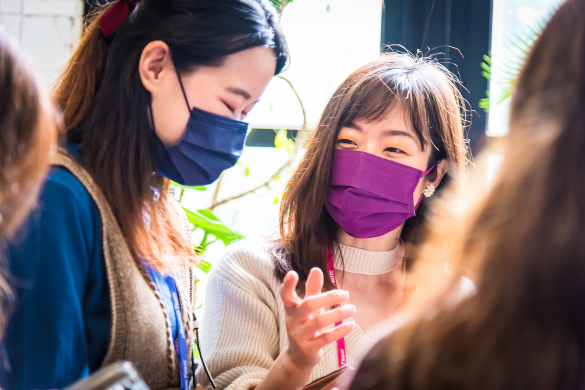 各領域的女孩們互動交流