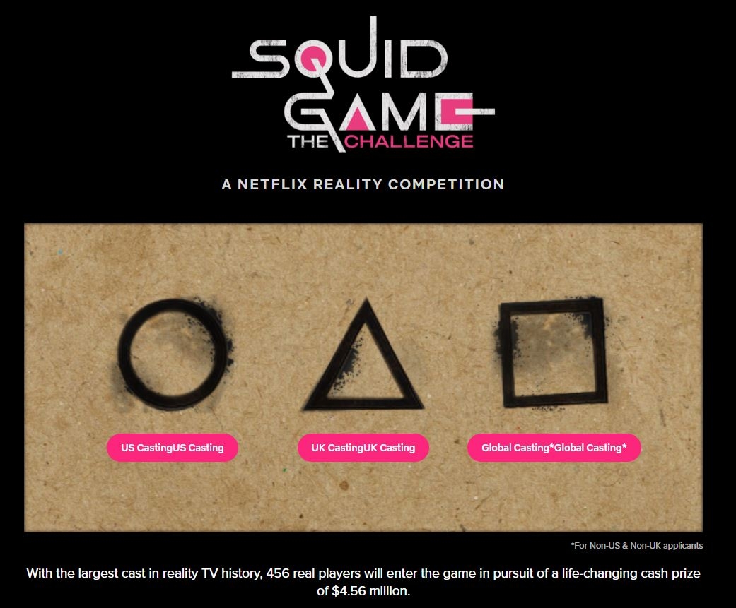 《魷魚遊戲：THE CHALLENGE》真人實境秀