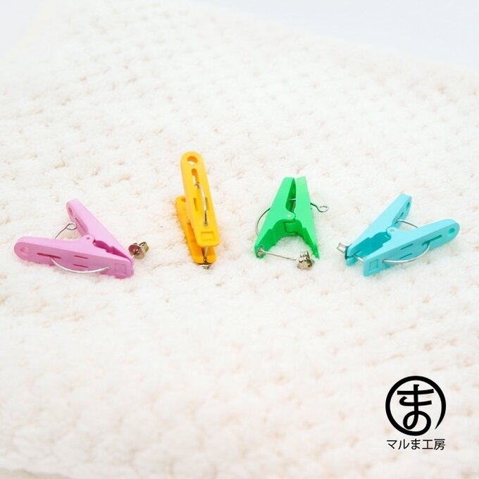 日本話題小物「曬衣夾耳環」