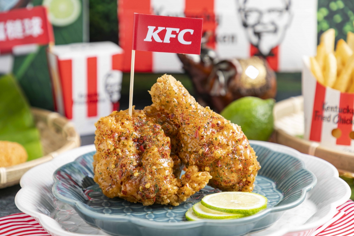 肯德基「酸辣滴咔泰檸脆雞」