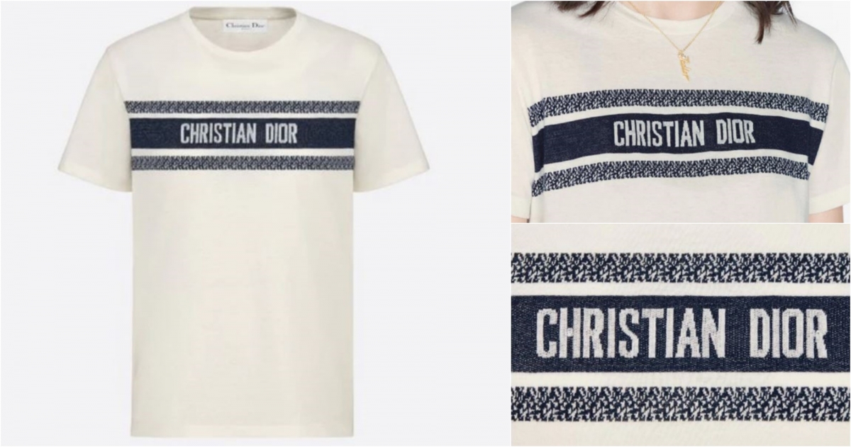 DIOR T 恤，NT$34,000 