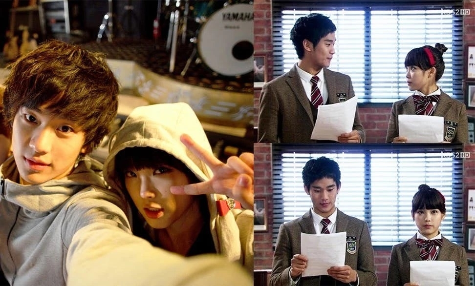 金秀賢與IU在2011年電視劇中《Dream High》結緣