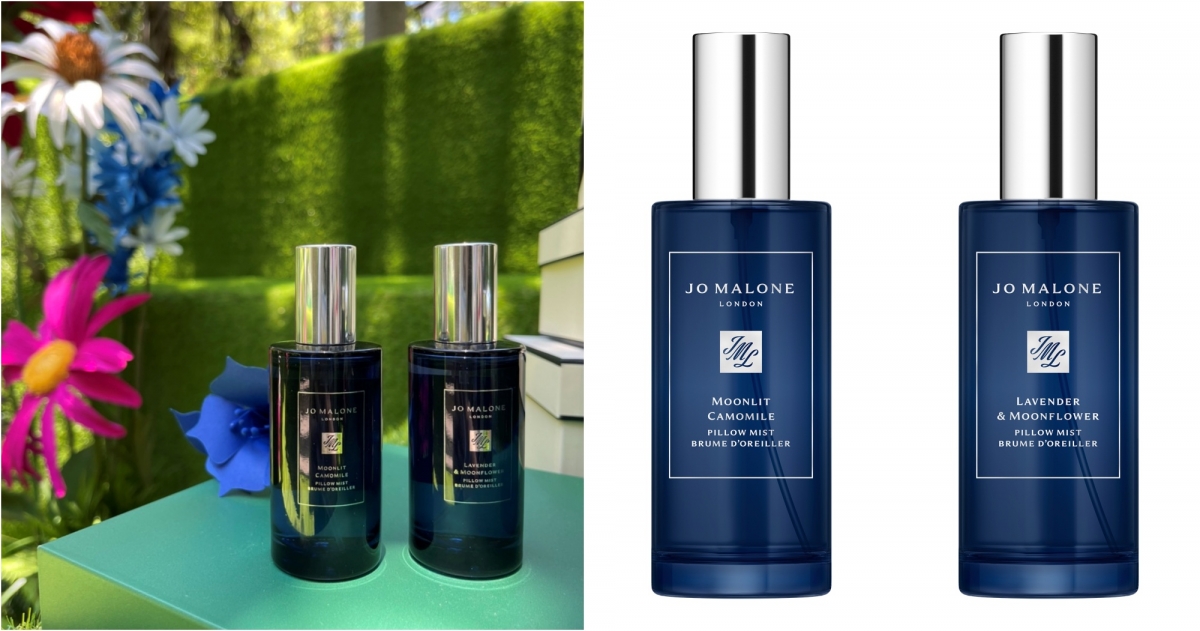 Jo Malone London 洋甘菊枕頭噴霧50ml,NT$1,650_薰衣草與月光花枕頭噴霧50ml,NT$1,650
