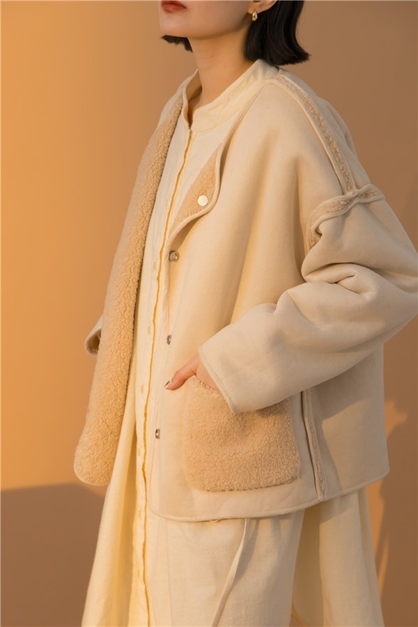 ANIREK熊寶寶QQ毛兩穿外套，NT$2,080