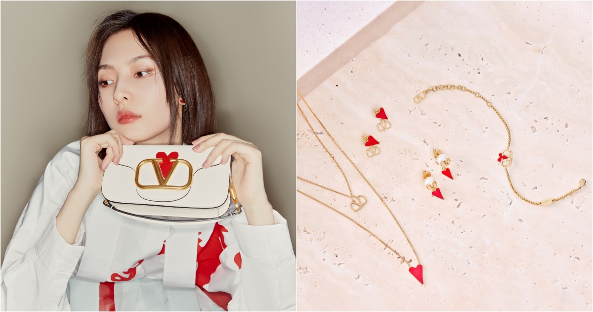 220725_Valentino Garavani CVD 2022 Necklace，NT$25,000 & Bracelet，NT$15,800 & VLogo Pendant Earrings，NT$14,400 & VLogo Pearl Earrings，NT$17,800 