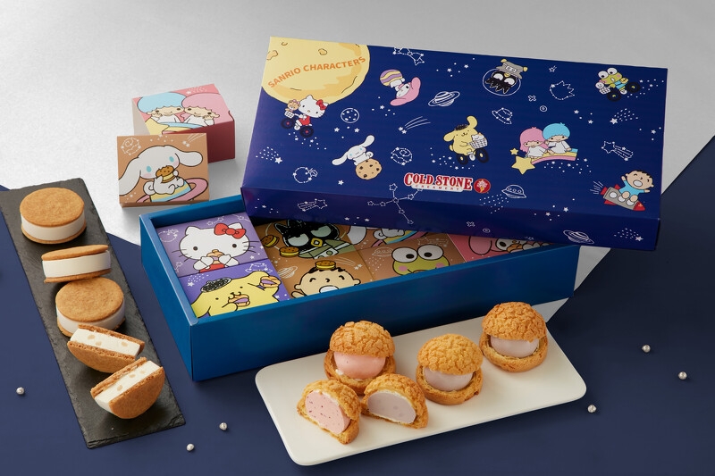 酷勝十與三麗鷗聯名打造超可愛冰淇淋禮盒