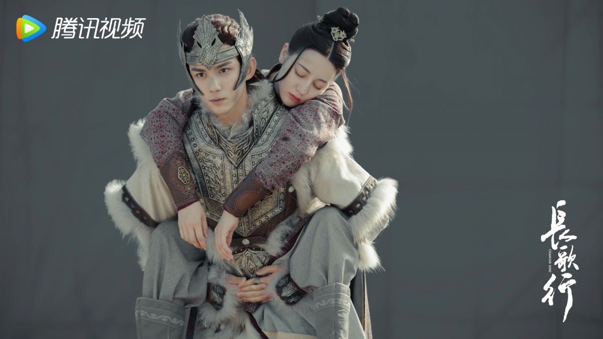 吳磊在《長歌行》中飾演男主角阿詩勒隼