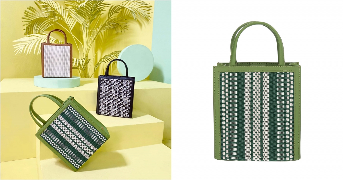 CHARLES & KEITH 個性編織手提包，NT$2,390