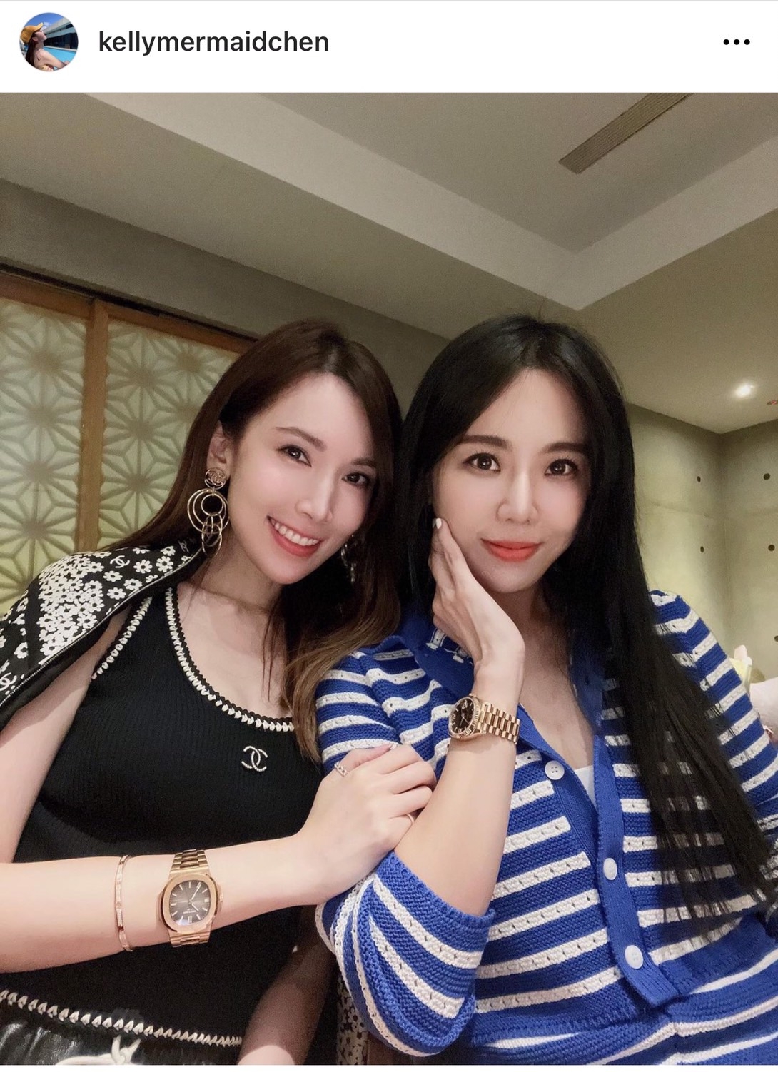 網友常酸陳若儀是整天拍網美照的貴婦