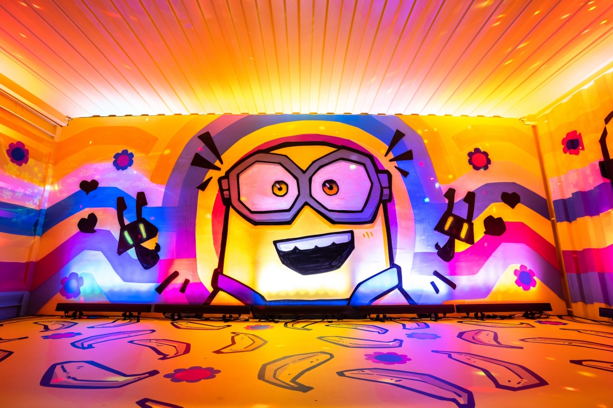 大稻埕「小小兵塗鴉彩繪貨櫃」即日起登場