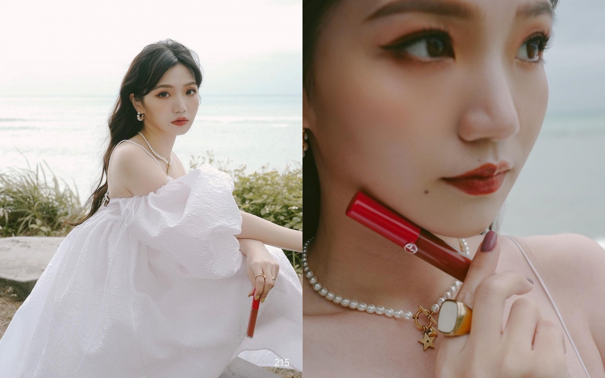 【奢華絲絨訂製唇萃】地中海燦光系列 #215日照 日暖磚紅(左) & #216地中海 夕陽磚橘(右)