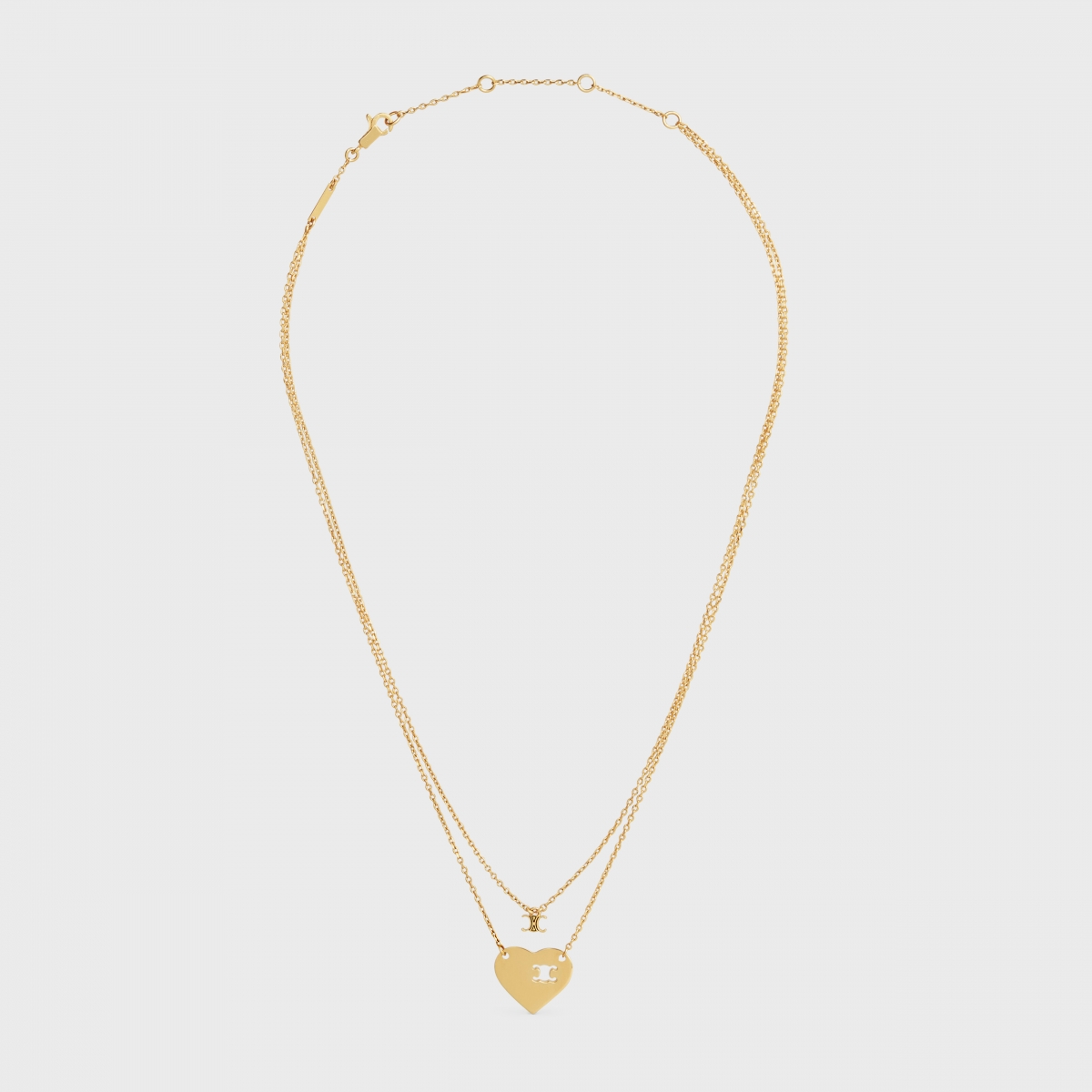 CELINE TRIOMPHE雙層項鍊，價格店洽