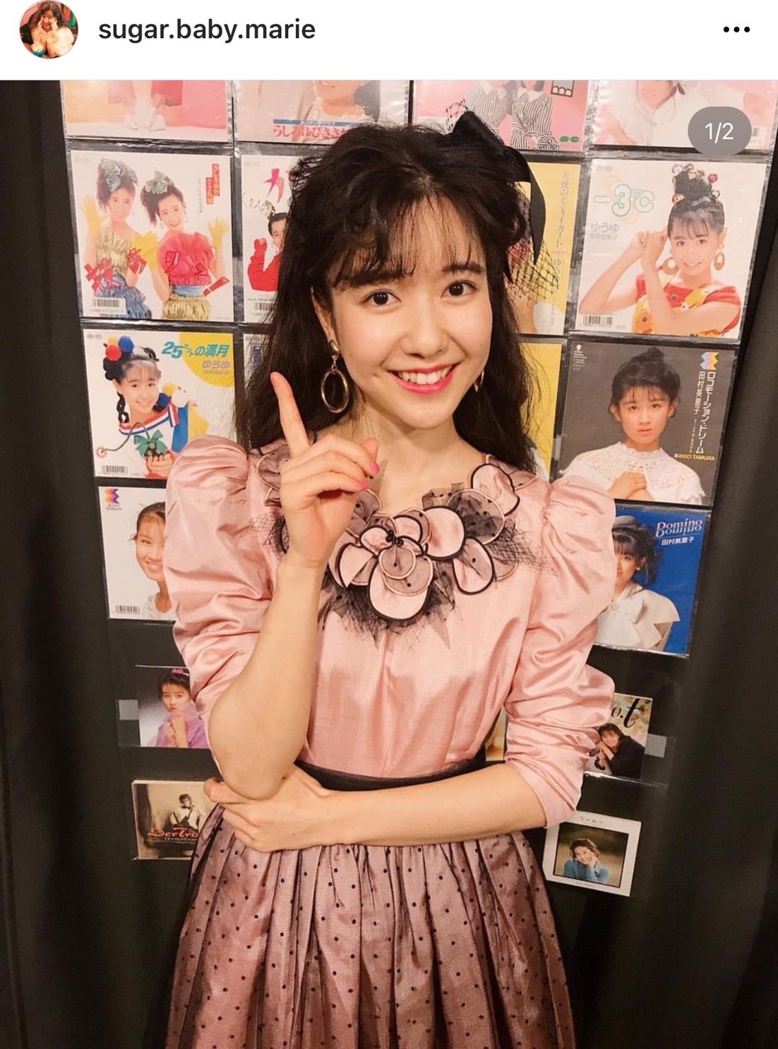 昭和偶像是她憧憬的對象