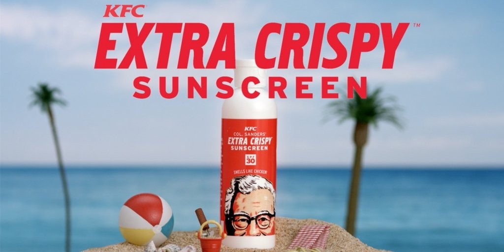 肯德基曾辦過送三千罐防曬霜的活動