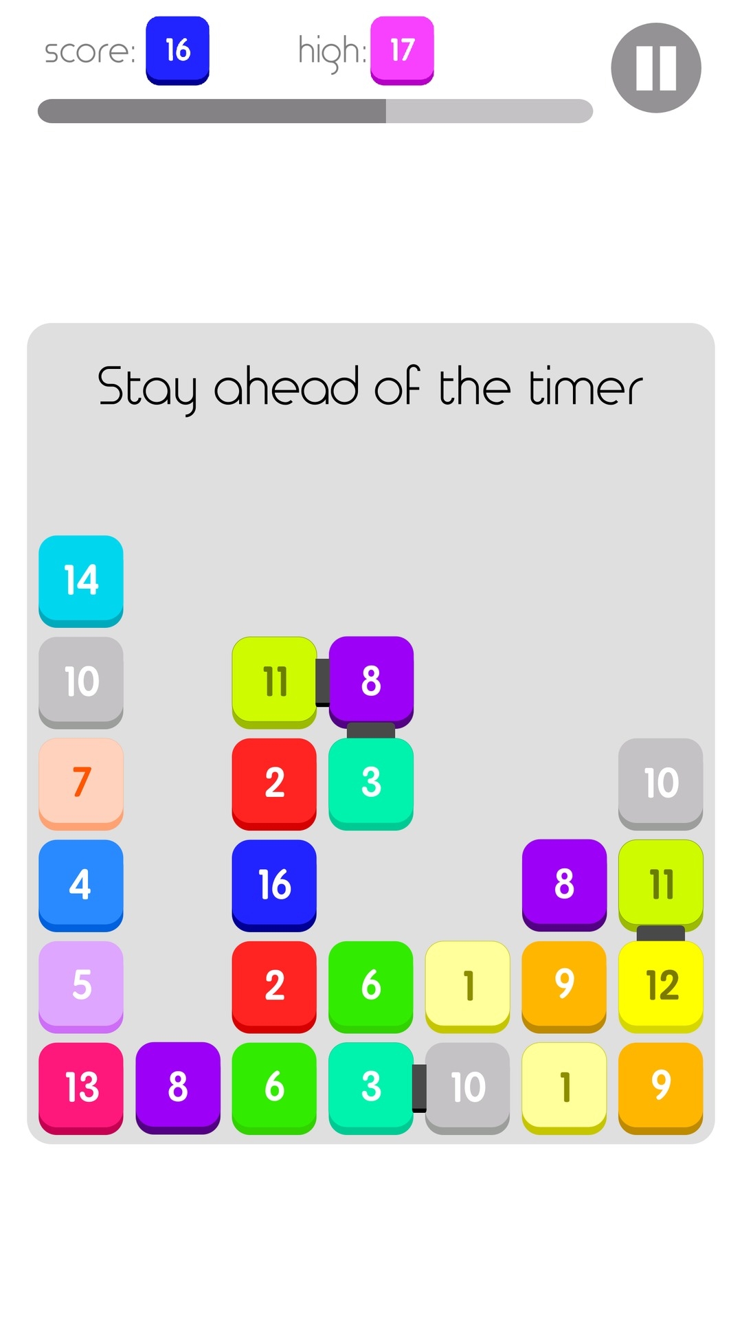 數字滑塊益智遊戲