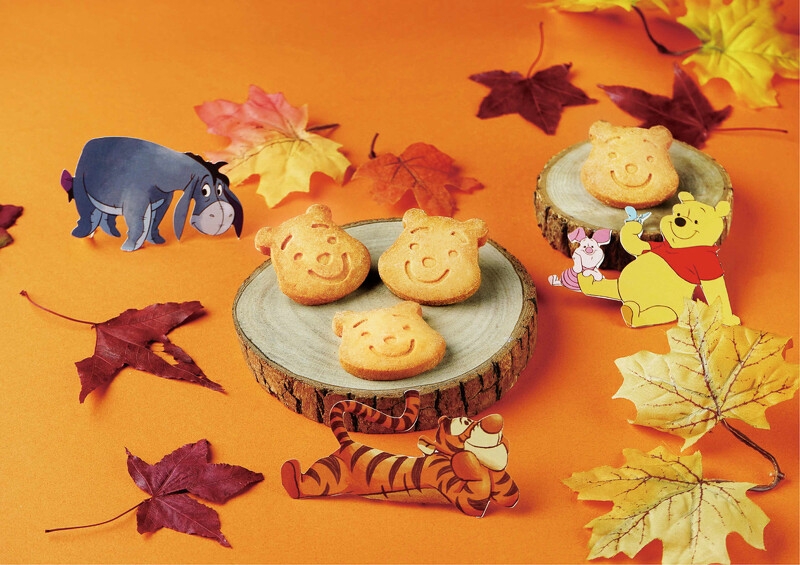 小熊維尼造型的餅乾是蜂蜜口味的