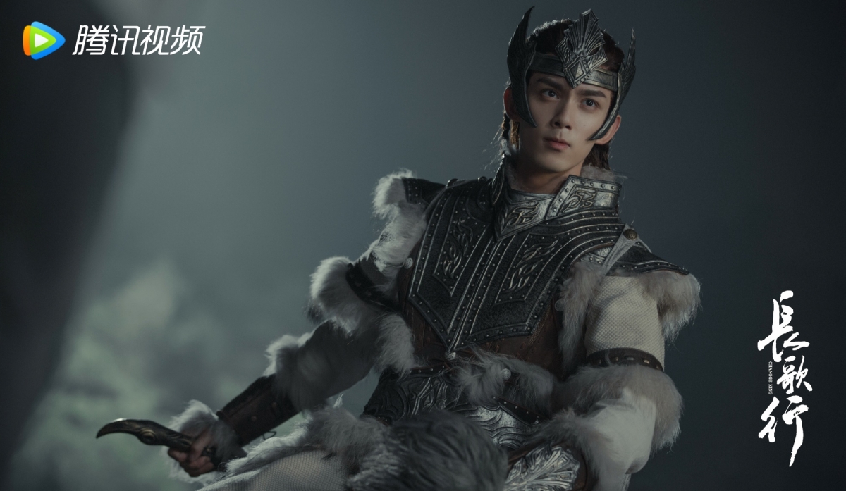 吳磊在《長歌行》與迪麗熱巴配對