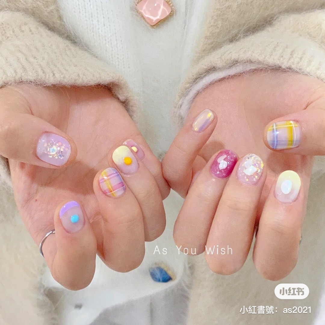 小紅書@As You Wish nail