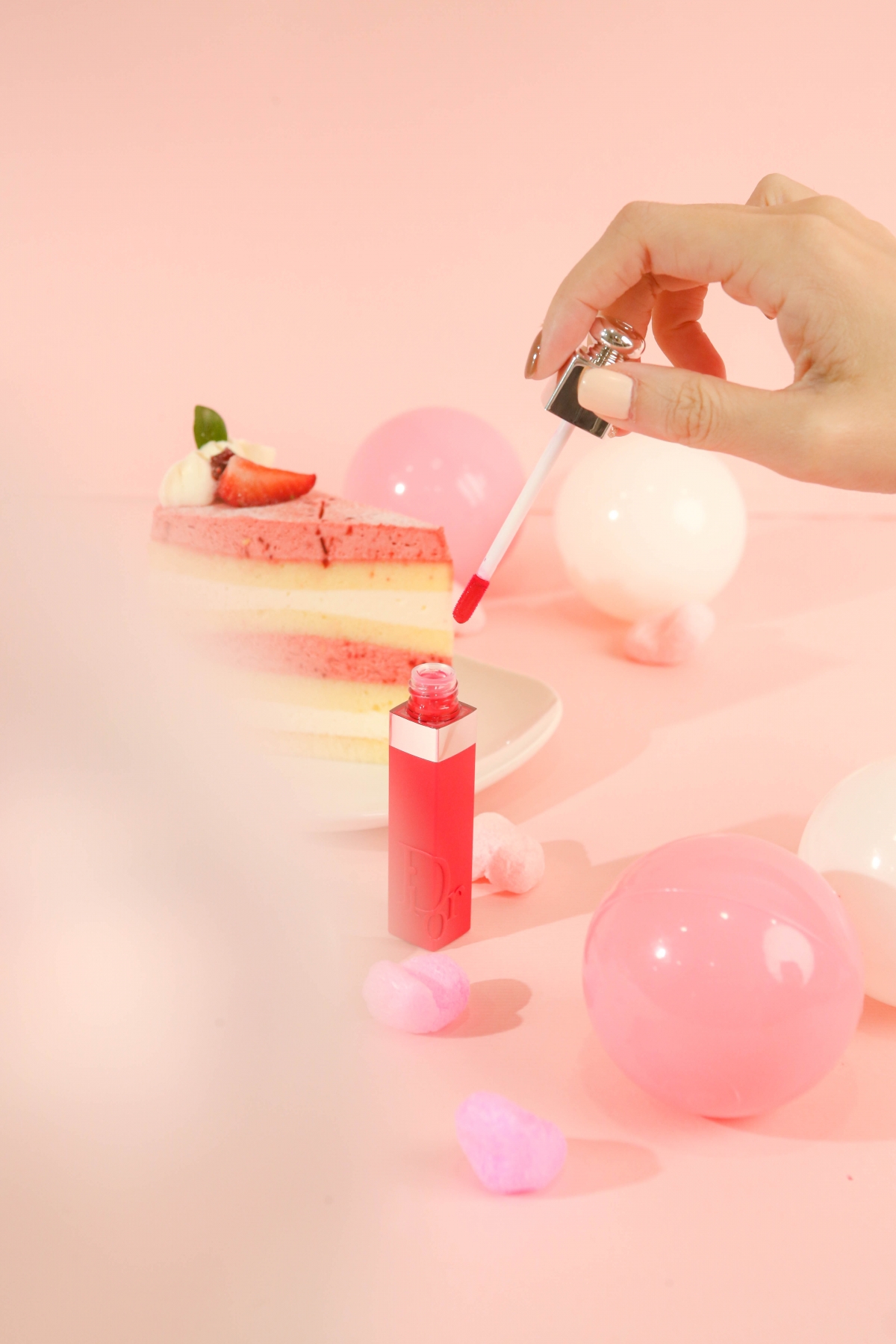 Dior 迪奧癮誘粉漾潤唇釉 #761艷紅梅紫