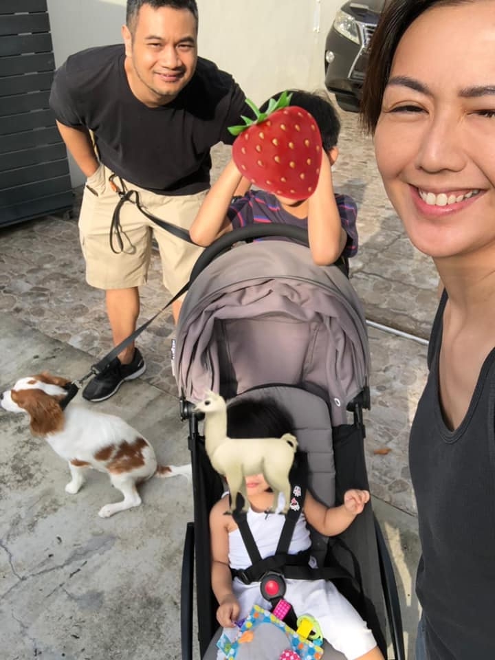 結婚11年與丈夫育有一子一女