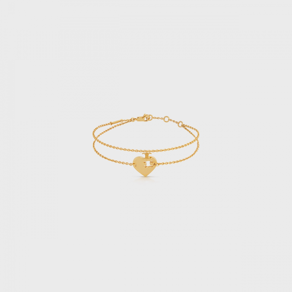 CELINE TRIOMPHE雙層手鍊，價格店洽