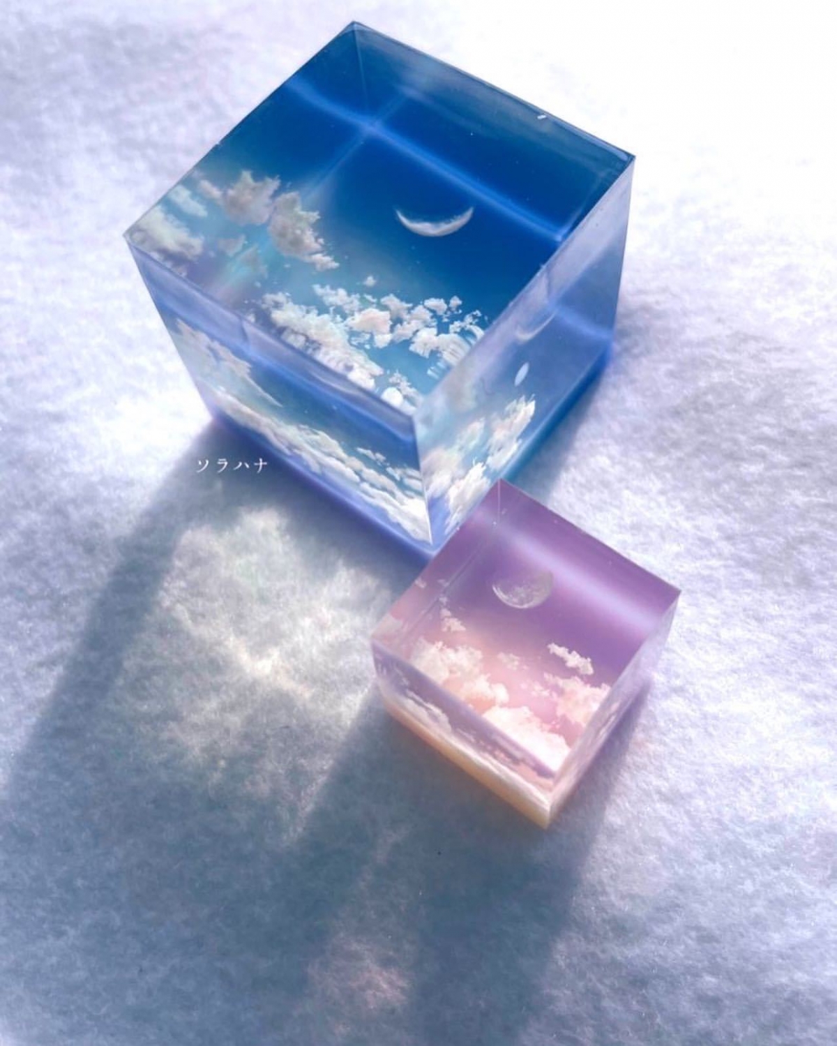 日本藝術機自製天空小方格