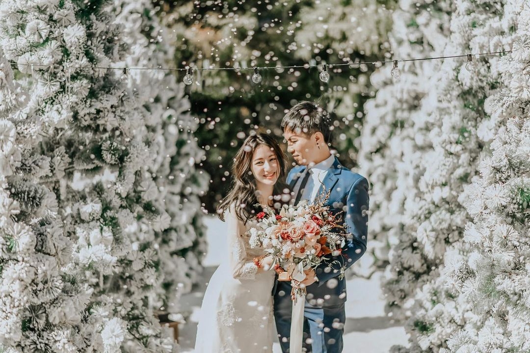 人氣模特兒MEI MEI 2019年與丈夫舉行婚禮