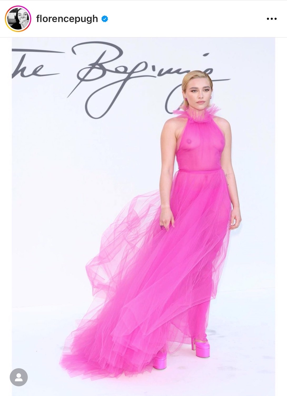 Florence Pugh長文回覆批評