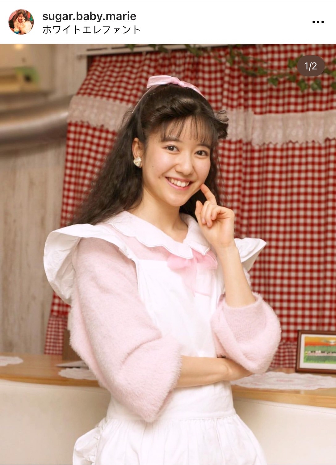 麻里拍下正統偶像風格