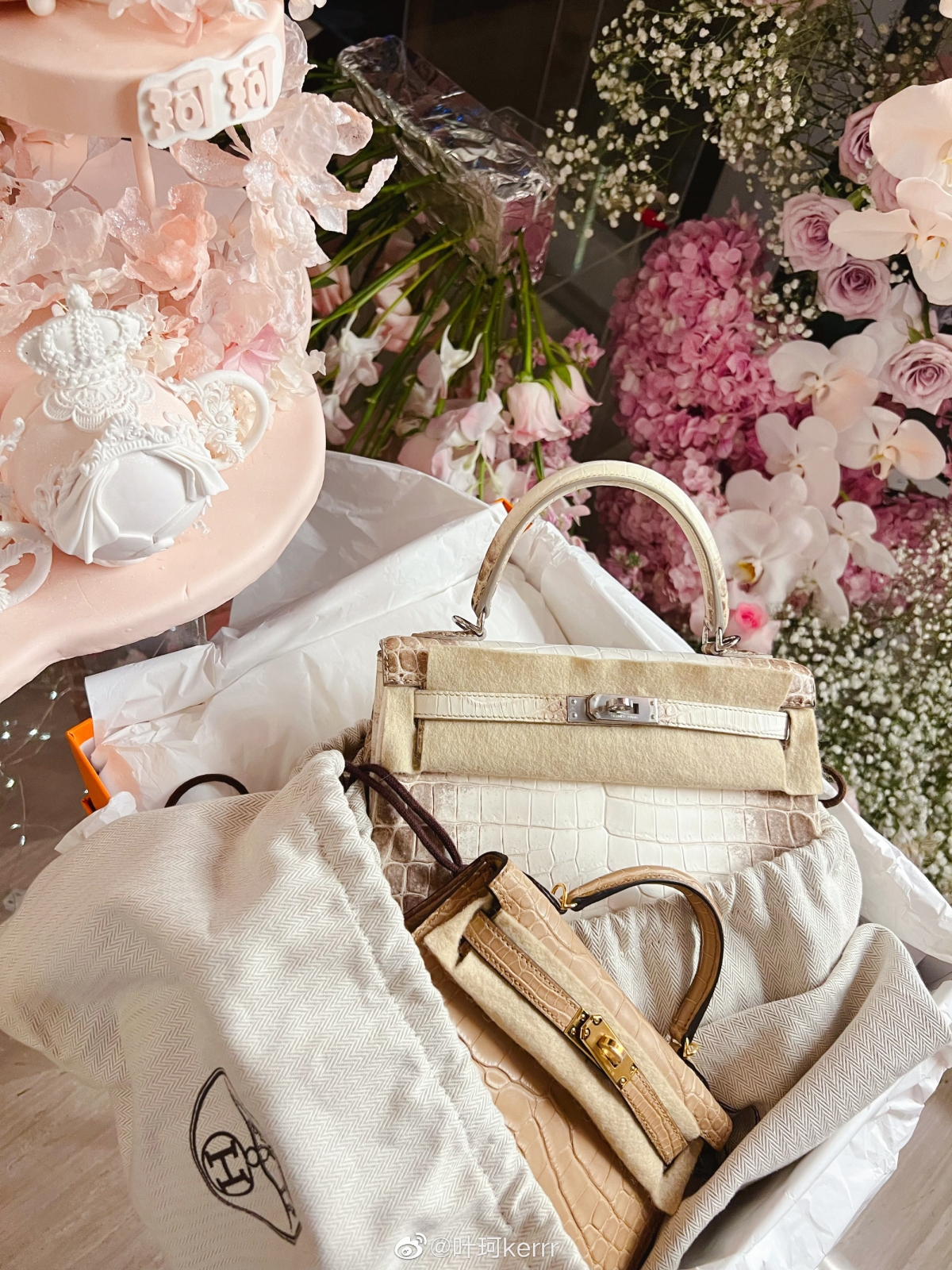 葉珂收到柏金包