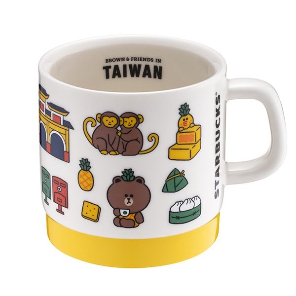 星巴克LINE FRIENDS台灣馬克杯