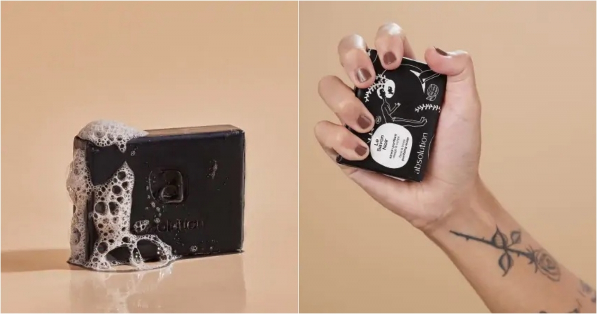 Absolution淨化黑皂100g，NT$500